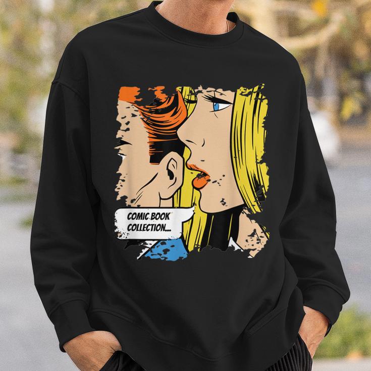 Comic Book Collection Comic Book Collector Sweatshirt Gifts for Him