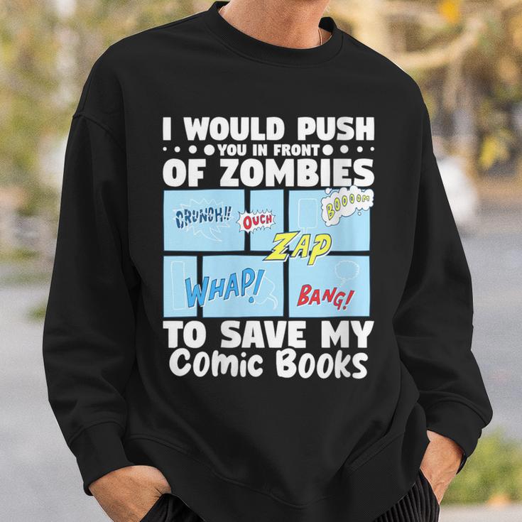 Comics Collecting Book Collector Guide Comics Lover Sweatshirt Gifts for Him