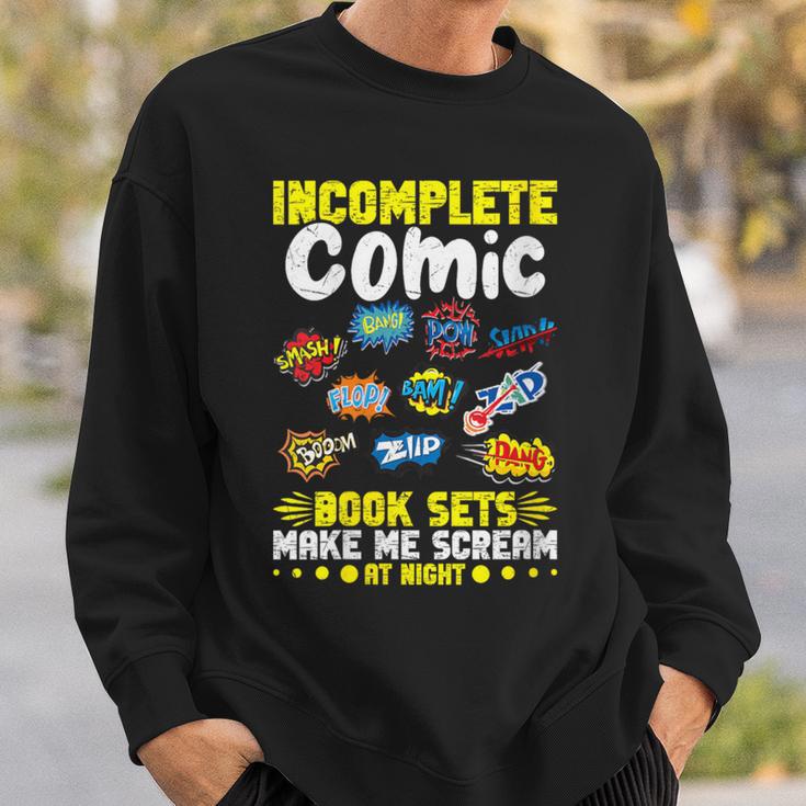 Comics Collector Gear Comic Book Collecting Comics Lover Sweatshirt Gifts for Him