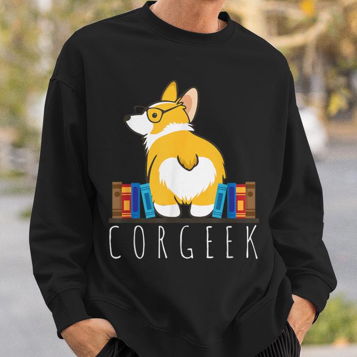 Corgi Corgeek Book Nerd Geek Dog Shirt T-Shirt Sweatshirt Gifts for Him Corgi Corgeek Book Nerd Geek Dog Shirt T-Shirt Sweatshirt Gifts for Him