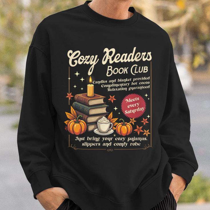 Cozy Reader Book-Club Fall Bookish Booktrovert Librarian Sweatshirt Gifts for Him Cozy Reader Book-Club Fall Bookish Booktrovert Librarian Sweatshirt Gifts for Him