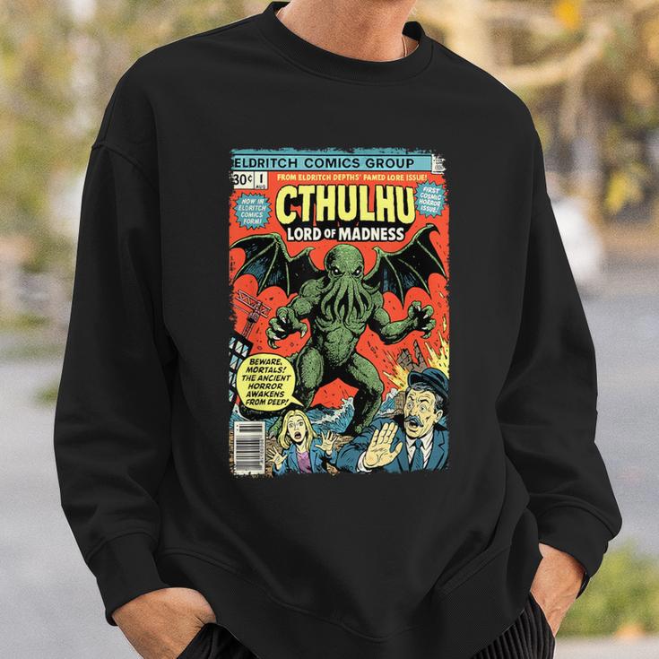 Cthulhu Lord Of Madness Vintage Comic Book Cover Sweatshirt Gifts for Him