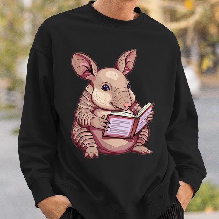 Cute Armadillo With Book I Armadillo Sweatshirt Gifts for Him Cute Armadillo With Book I Armadillo Sweatshirt Gifts for Him