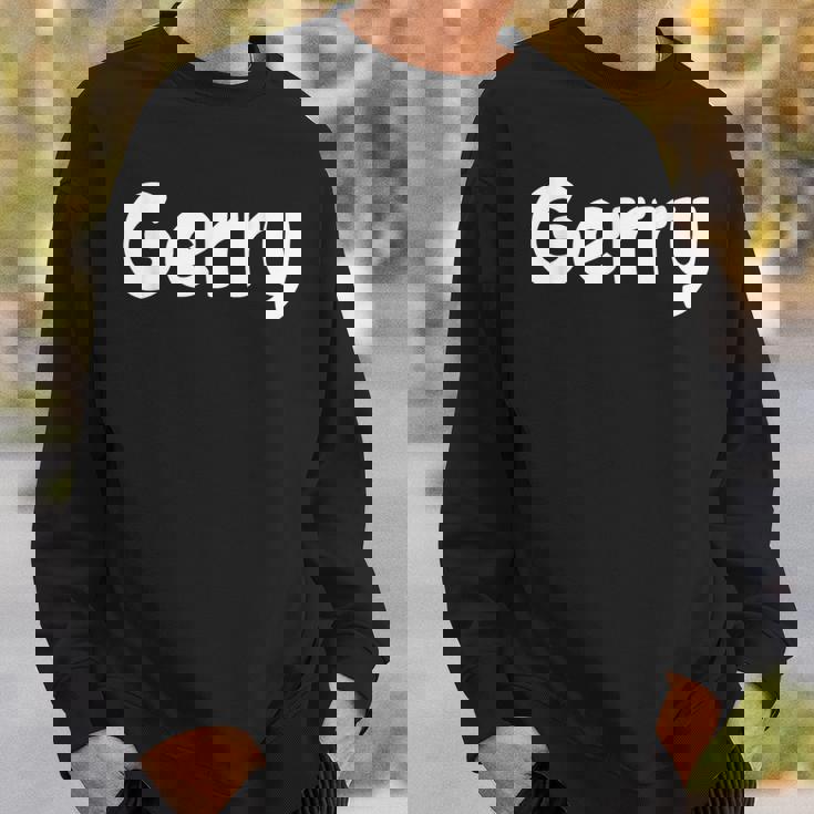 Cute Modern Comic-Style Font スウェットシャツ 彼への贈り物