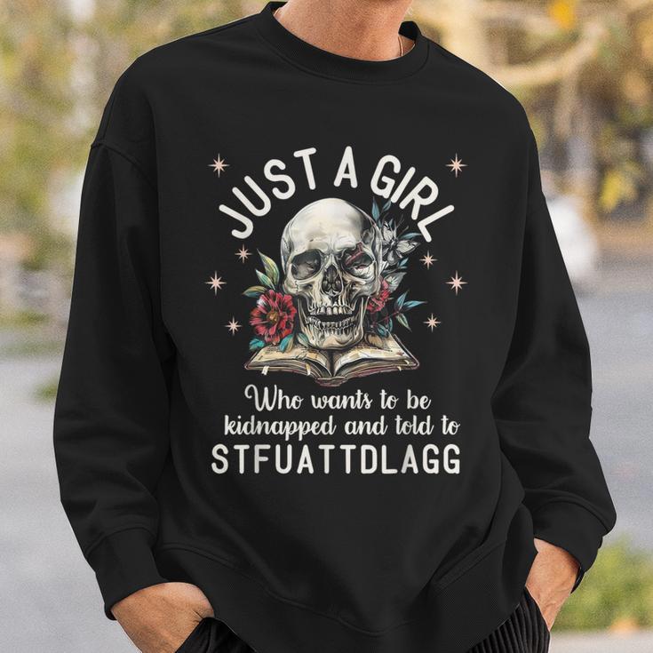 Dark Romance Smutt Book Merch STFUATTDLAGG Good Girl Trigger Sweatshirt Gifts for Him