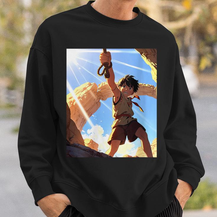 David And Goliath Bible Book Samuel King David Anime Manga Sweatshirt Gifts for Him David And Goliath Bible Book Samuel King David Anime Manga Sweatshirt Gifts for Him