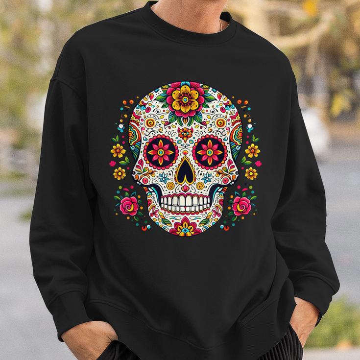 Day Of The Dead シュガースカル Dia De Los Muertos スウェットシャツ 彼への贈り物