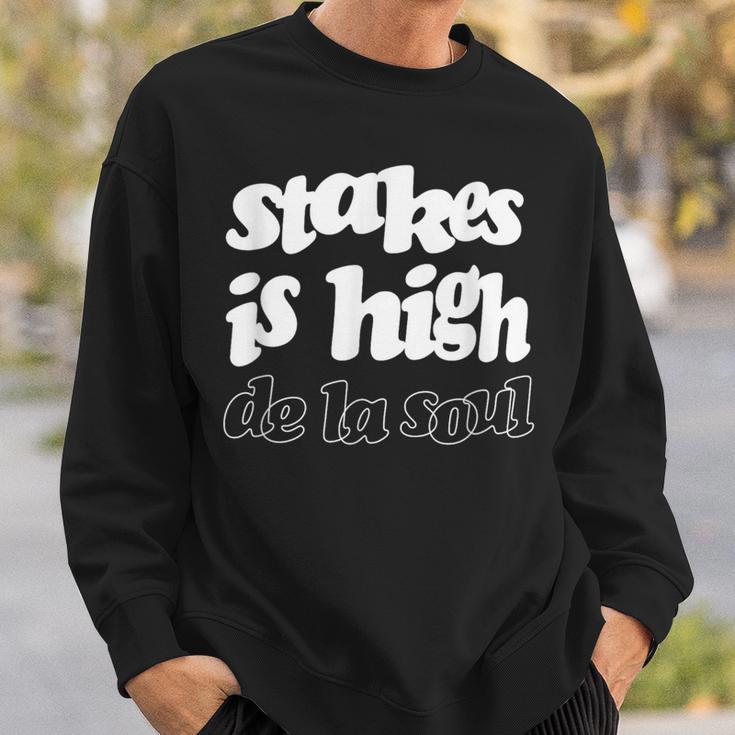 De Laoul 「Stakes Is High」 スウェットシャツ 彼への贈り物