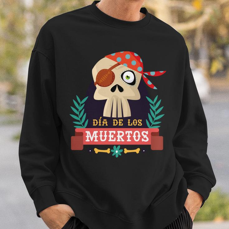 Dia De Los Muertos Piratekull Day Of Dead ギフト 長袖tシャツ スウェットシャツ 彼への贈り物