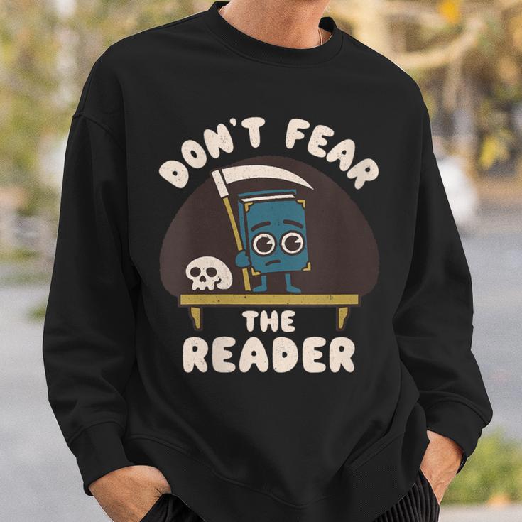 Don't Fear The Reader Kawaii Style Book Cartoon Sweatshirt Gifts for Him Don't Fear The Reader Kawaii Style Book Cartoon Sweatshirt Gifts for Him