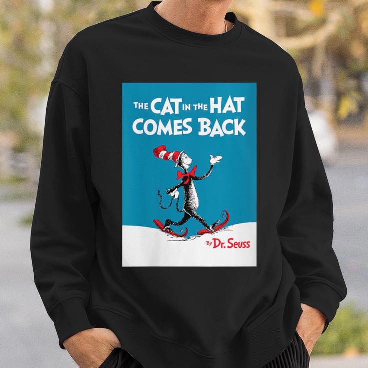 Dr Seuss The Cat In The Hat Comes Back Book Cover Sweatshirt Gifts for Him
