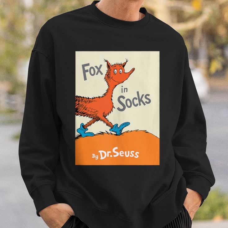 Dr Seuss Fox In Socks Book Cover Sweatshirt Gifts for Him Dr Seuss Fox In Socks Book Cover Sweatshirt Gifts for Him