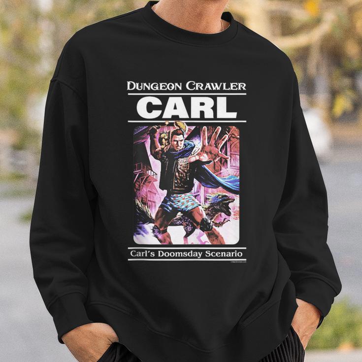 Dungeon Crawler Carl Vintage Paperback Illustration Book Sweatshirt Gifts for Him