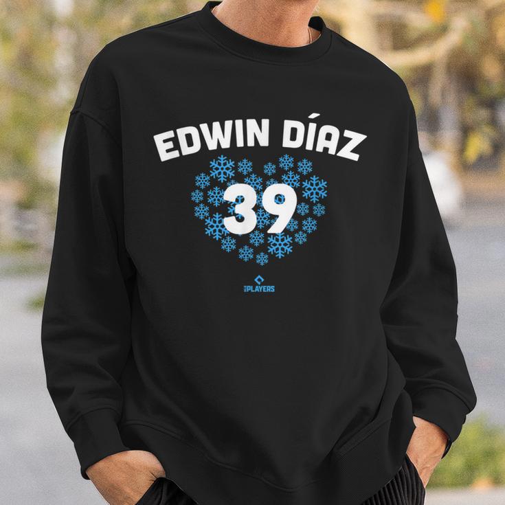 Edwin Diaz Heart New York Baseball Fansalentines スウェットシャツ 彼への贈り物