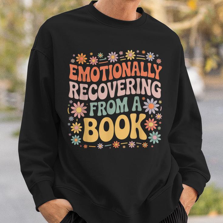 Emotionally Recovering From A Book Reading Sweatshirt Gifts for Him
