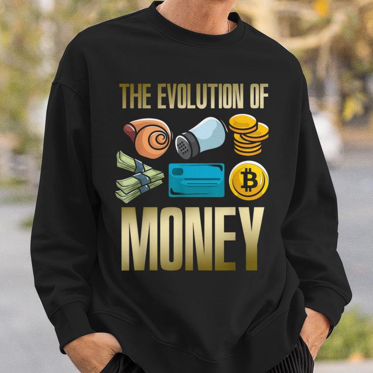 Evolution Of Money お金の進化 ビットコインプランb 暗号通貨btc ホドル スウェットシャツ 彼への贈り物