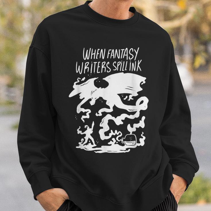 Fairytale & Sagen Book Author Fantasy Inkfleck Dragon Fans Sweatshirt Gifts for Him