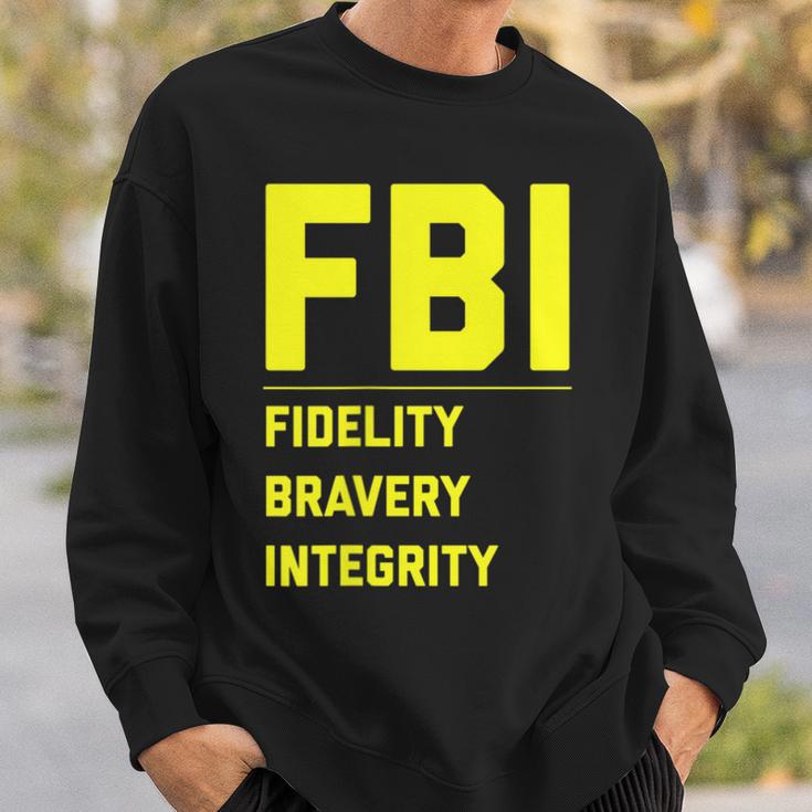Fbi Motto 「Fidelity Bravery Integrity」 法執行機関 スウェットシャツ 彼への贈り物