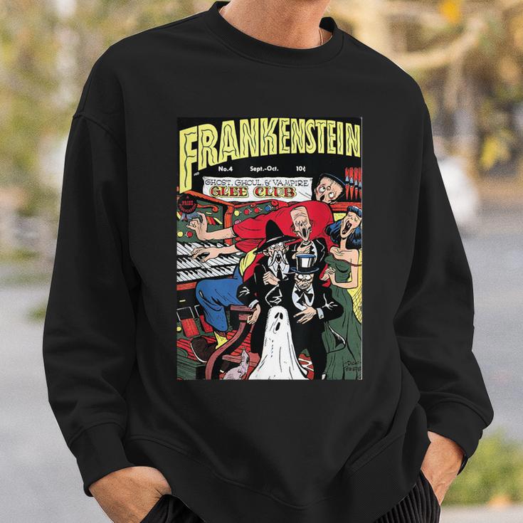 Frankenstein Halloween Horror Vintage Comic Book Retro Sweatshirt Gifts for Him Frankenstein Halloween Horror Vintage Comic Book Retro Sweatshirt Gifts for Him