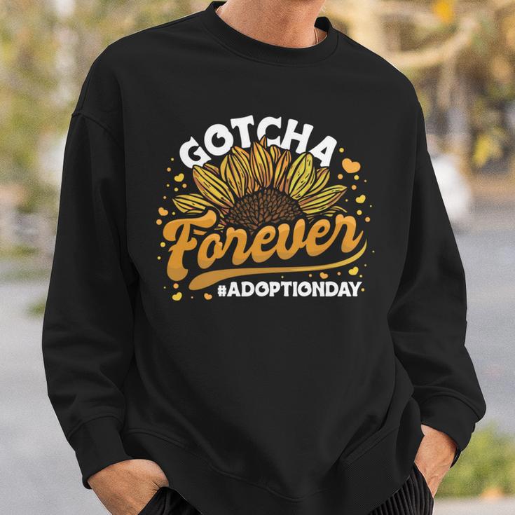 Gotcha Forever 採用発表ゴッチャの日ひまわり 長袖tシャツ スウェットシャツ 彼への贈り物