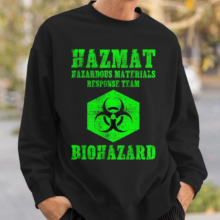Green Biohazard 危険物 コスチューム キッズ メンズ スウェットシャツ 彼への贈り物