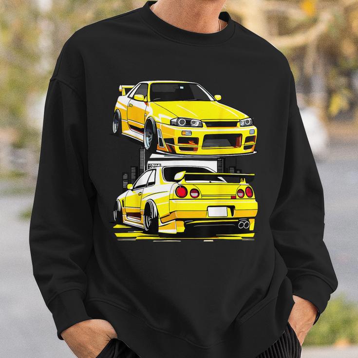 ブラック Gt R 32 Jdm スカイラインチューナー レーシングスタンス カードリフト スウェットシャツ 彼への贈り物