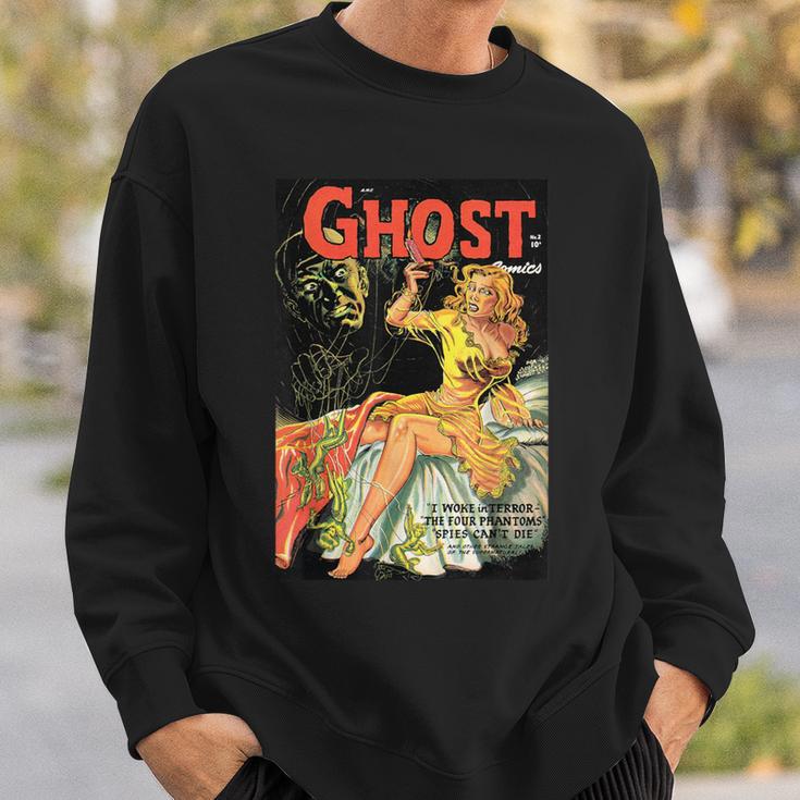Halloween Horror Vintage Ghost Comic Book Retro Scary Sweatshirt Gifts for Him Halloween Horror Vintage Ghost Comic Book Retro Scary Sweatshirt Gifts for Him