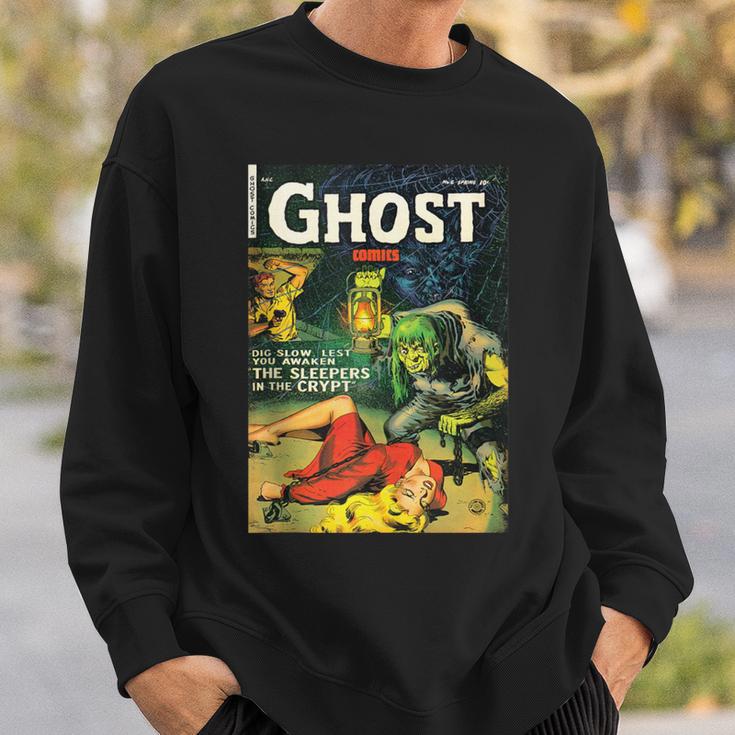 Halloween Horror Vintage Monster Comic Book Retro Scary Sweatshirt Gifts for Him Halloween Horror Vintage Monster Comic Book Retro Scary Sweatshirt Gifts for Him