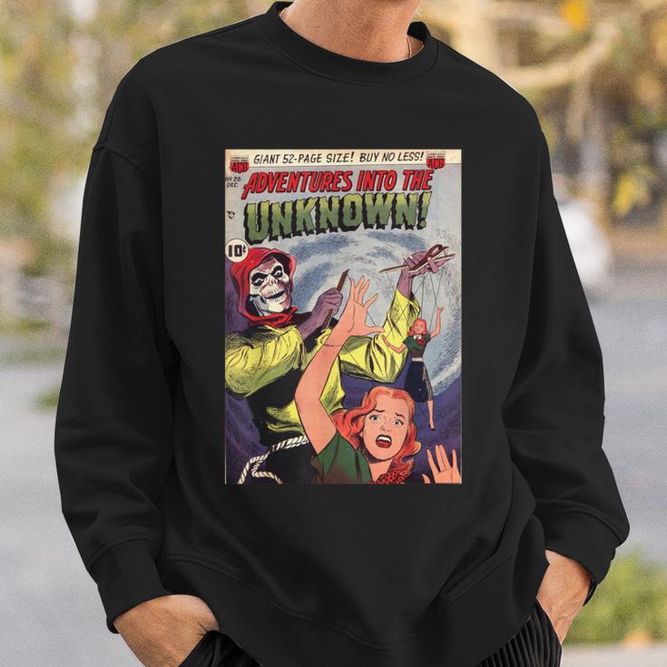 Halloween Horror Vintage Voodoo Comic Book Retro Scary Sweatshirt Gifts for Him Halloween Horror Vintage Voodoo Comic Book Retro Scary Sweatshirt Gifts for Him
