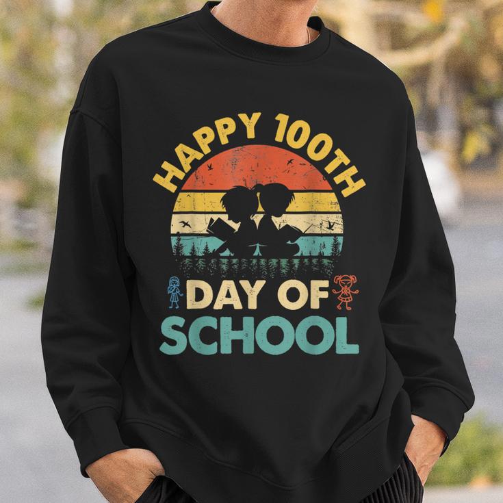 Happy 100th Day Of School Teacher Reading Book For Men Women Girls Kids Sweatshirt Gifts for Him Happy 100th Day Of School Teacher Reading Book For Men Women Girls Kids Sweatshirt Gifts for Him