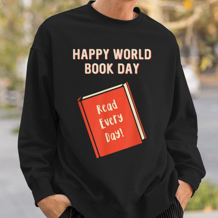 Happy World Book Day Inspirational Kids Sweatshirt Gifts for Him