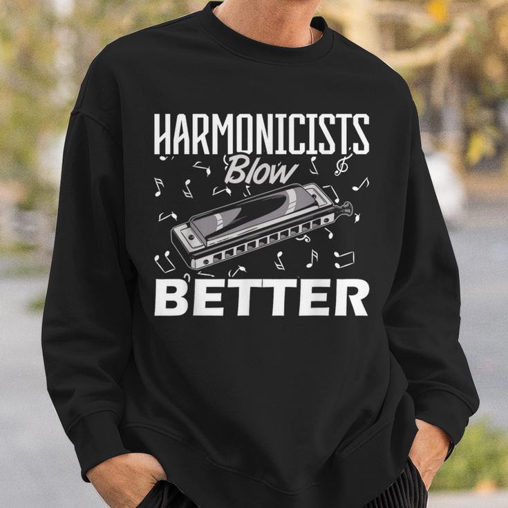 Harmonicists Blow Better ハーモニカ スウェットシャツ 彼への贈り物