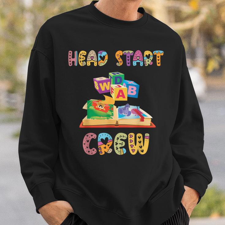 Head Start Crew Book ABC Block Headstart Teacher Arts Men Women Sweatshirt Gifts for Him