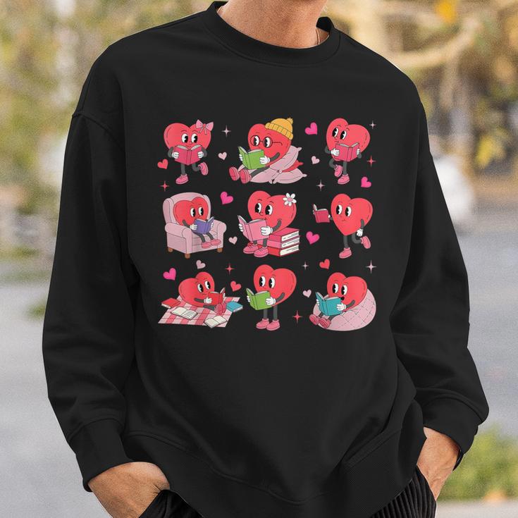 Hearts Reading Book Lovers All Booked For Valentine Sweatshirt Gifts for Him Hearts Reading Book Lovers All Booked For Valentine Sweatshirt Gifts for Him