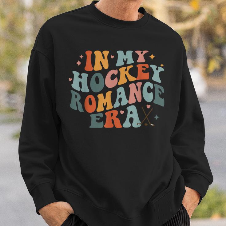 In My Hockey Romance Era Romance Hockey Book Club Sweatshirt Gifts for Him