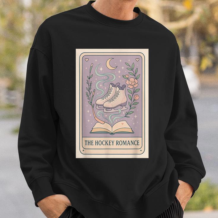 Hockey Romance Tarot Card Books Reader Cozy Reading Sweatshirt Gifts for Him