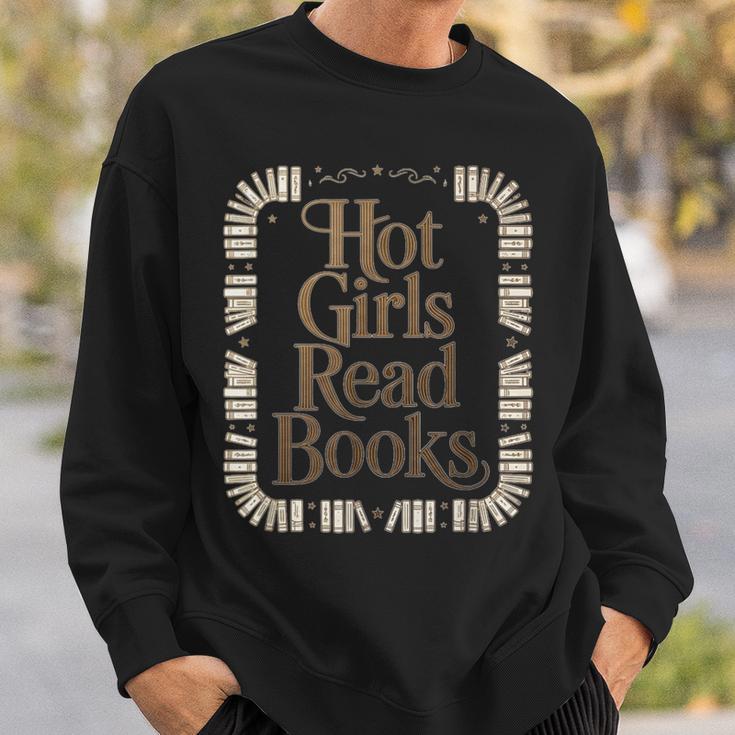Hot Girls Read Books Sweatshirt Gifts for Him