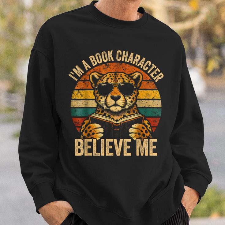 I'm a Book Character Costumes For Kids Storybook Character Sweatshirt Gifts for Him