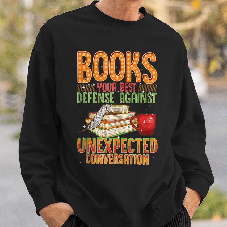 Introverts Book Club Members Readers Books Bibliophiles Sweatshirt Gifts for Him