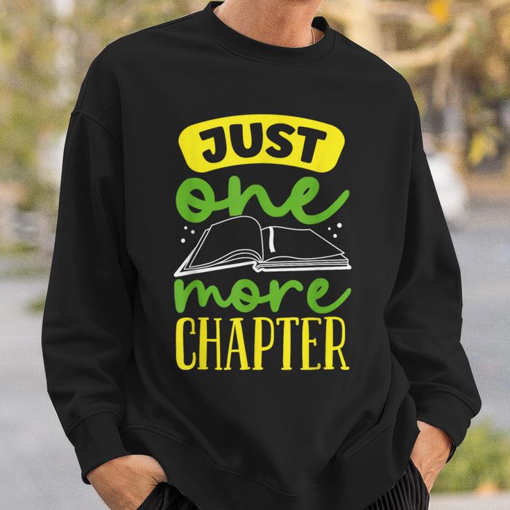 Just One More Chapter Bookworm Book Reading Sweatshirt Gifts for Him Just One More Chapter Bookworm Book Reading Sweatshirt Gifts for Him