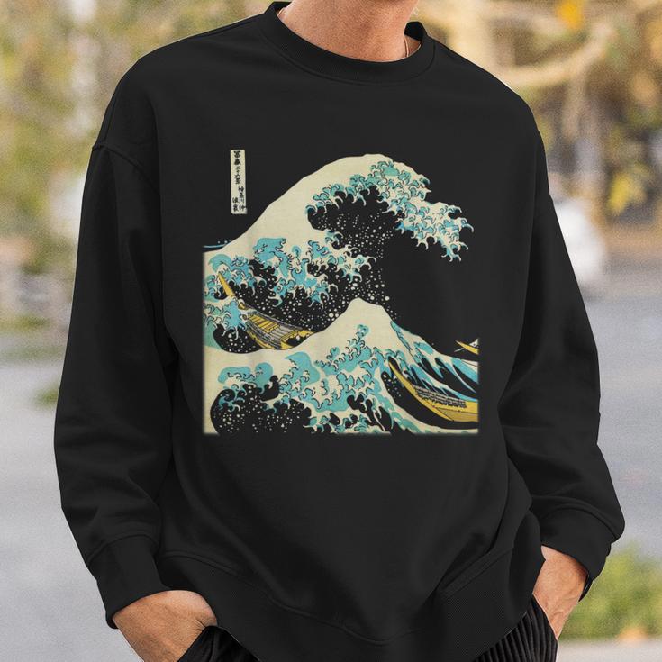 Katsushika Hokusai The Great Wave Off Kanagawa スウェットシャツ 彼への贈り物