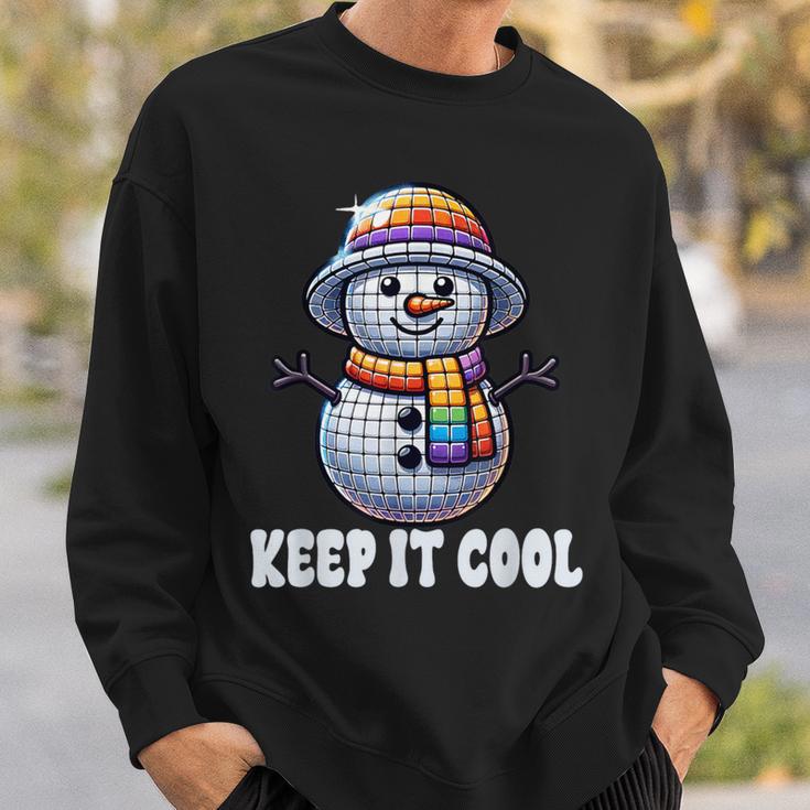 Keep It Cool Disconowman Retro Funky Holidayibes スウェットシャツ 彼への贈り物