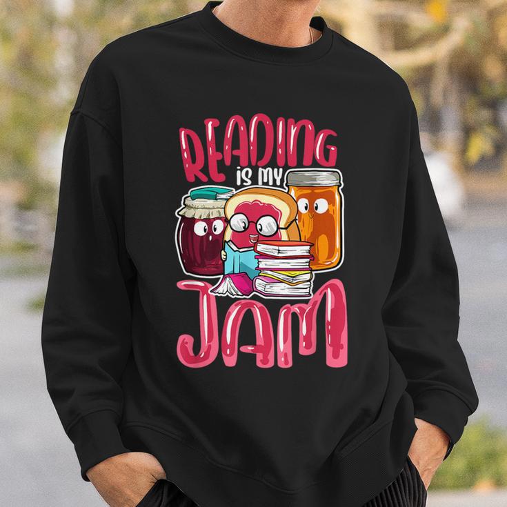 Kids Teacher I Love To Read Books Reading Is My Jam Sweatshirt Gifts for Him
