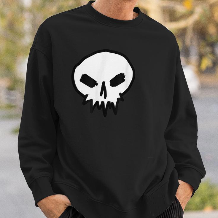 Thekull スカルシャツ ゴスデザイン パンク スウェットシャツ 彼への贈り物