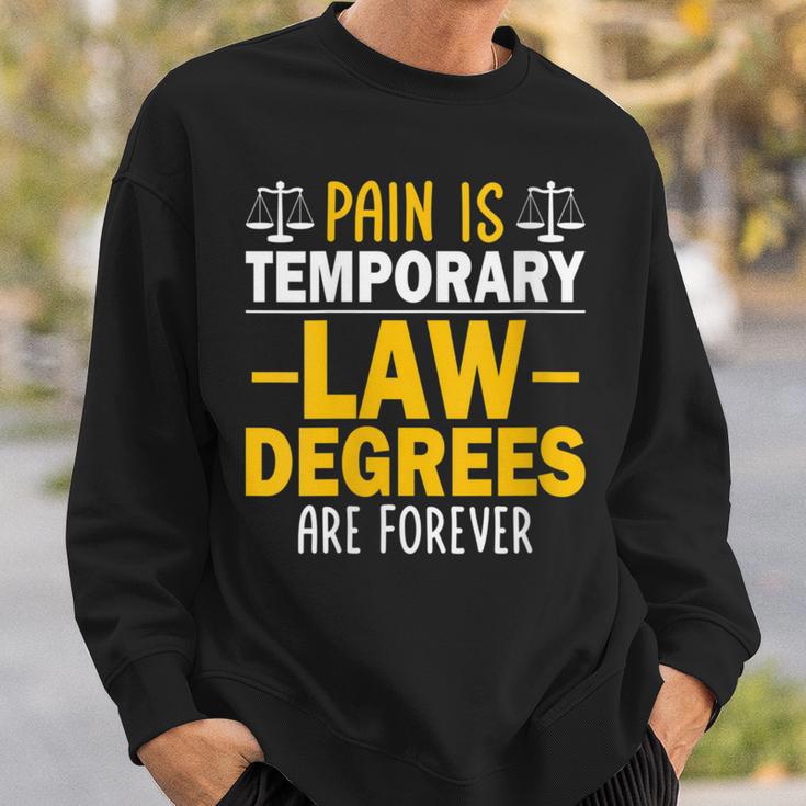 Law School Graduation Decoration Books Law Students Sweatshirt Gifts for Him