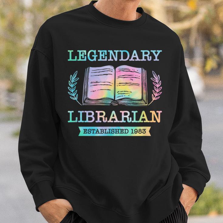 Legendary Librarian Established 1983 Library Book Birthday Sweatshirt Gifts for Him Legendary Librarian Established 1983 Library Book Birthday Sweatshirt Gifts for Him