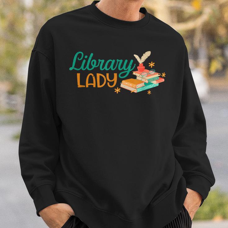 Library Carin Library Reader Book Worm Sweatshirt Gifts for Him
