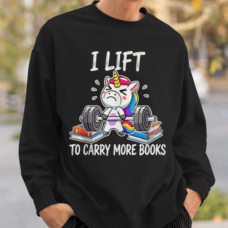 Lifting To Hold More Books Deadlift Unicorn Reader Workout Sweatshirt Gifts for Him Lifting To Hold More Books Deadlift Unicorn Reader Workout Sweatshirt Gifts for Him