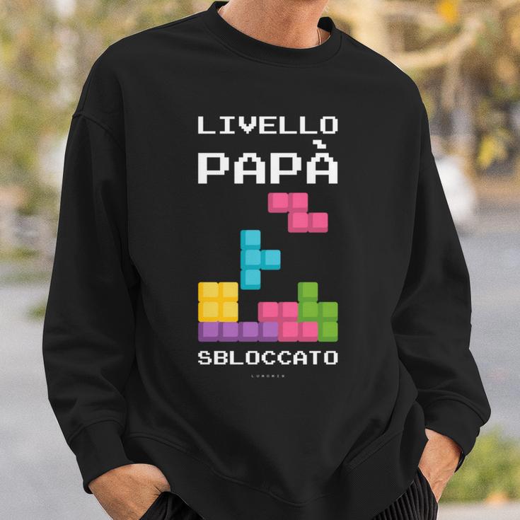 Livello Papàbloccato Maglia Regalo Divertente Neo Papà Maglia A Manica Felpa Regalos para él