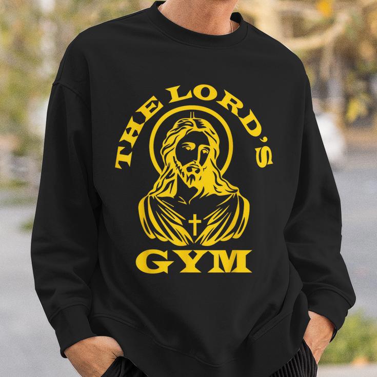 The Lords Gym 重量挙げに クリスチャン ジーザス 好き スウェットシャツ 彼への贈り物